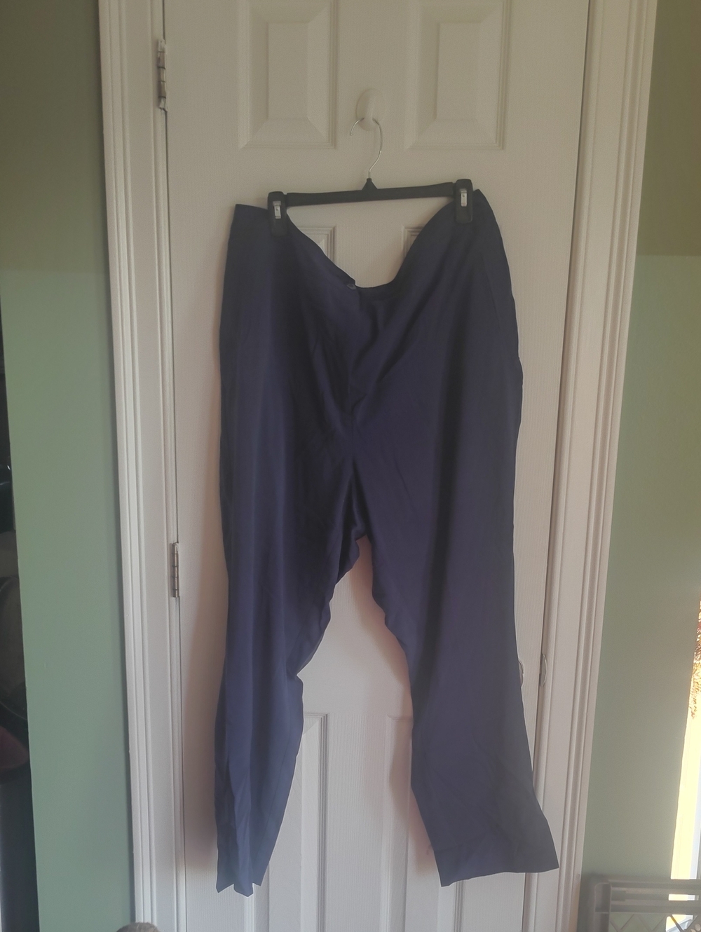 Woman Within Navy Blue Women's Trousers